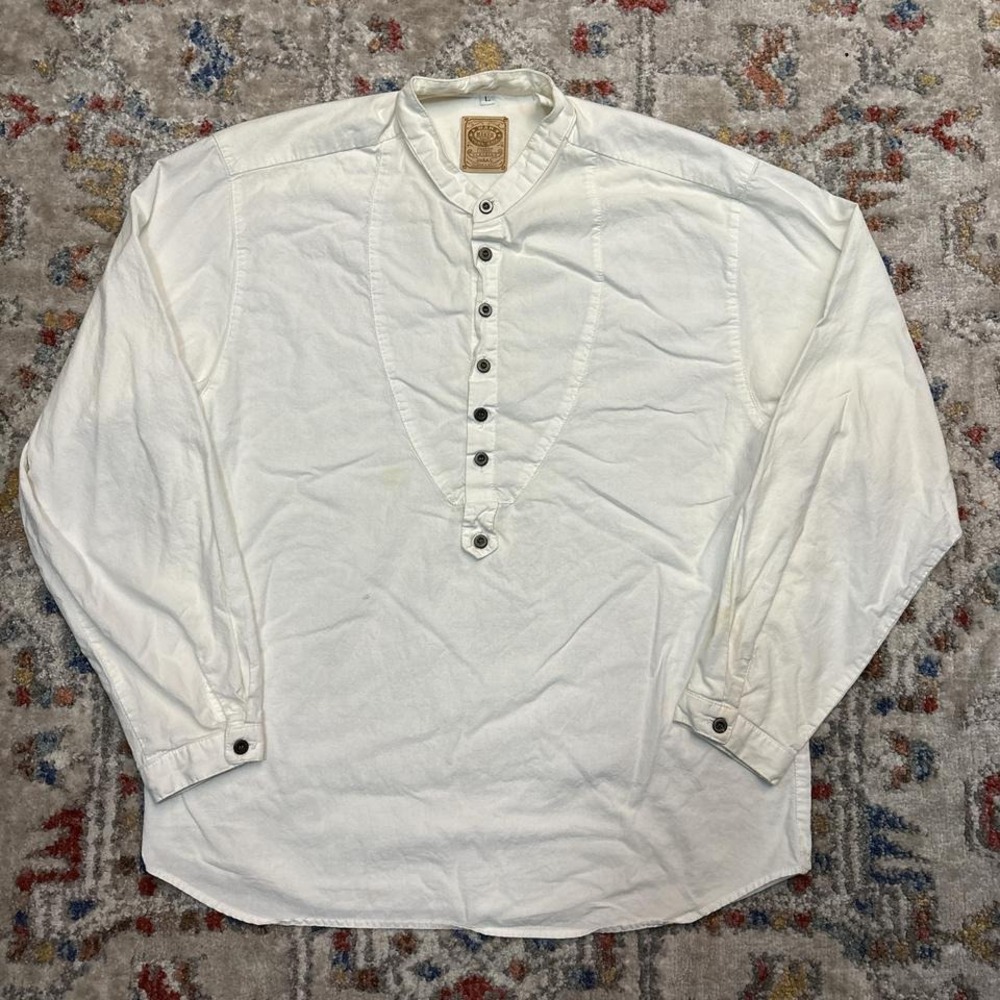 Vintage Wah Maker Cowboy Shirt Bib Made in USA white
